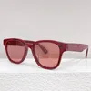 Óculos de sol de grife Óculos de sol de fibra de acetato oval para mulheres OPRAO4S Lentes rosa Marble Flower Armação circular Casual Óculos de férias para dirigir