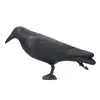 Décorations de jardin en plastique corbeau chasse leurres jardin oiseau dissuasion épouvantail souris épouvantail antiparasitaire dissuasif répulsif décor pour le contrôle des oiseaux noir 230721