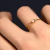 Feiner dünner Perlenring für Frauen, minimalistischer Basic-Stil, Modeschmuck, goldfarbener Knuckle-Ring, Damen-Strand-Party-Ring, Geschenke für BFF