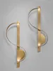 Luminárias de parede em forma de ouro lâmpadas criativas luz led luxo sala de estar quarto corredor arte designer acessórios de decoração