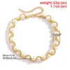 Choker Exaggerated Pearl Braided Winding Necklaces Fashion Gold Color Hip Hop Baroque Twist Chain Collar Gifts For Women