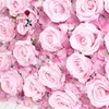 Fleurs décoratives SPR rose 10 pcs/lot haute qualité 3D fleur mur mariage toile de fond artificielle Rose hortensia Arrangements