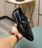 Top originali Mens Oxfords Dress Shoes Formal Business Full Grain in pelle Full Grain Slip su scarpe casual taglia 38-45