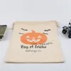 Hots Hot Halloween Candy Bacd Gift мешок для мешка или трюк из тыквы с печеночной печать