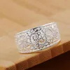 Cluster Rings Wholsale 925 Silver Sterling Charms Ring For Women Lady Wedding Party Gift Luxury Classic