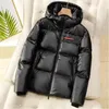 Top Mens Ceket Kadınlar Aşağı Kapşonlu Sıcak Parka Erkekler Ceket Mektubu Parka Coat Rüzgar Yasağı Kış Moda Erkek Çiftler Tasarımcı Katlar