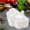 Storage Bottles Spice Box Jar With Spoon Salt Shaker Anti-skid For Spices Black Pepper Sesame Sugar