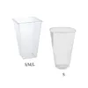 Vases Clear Flower Vase Aesthetic Transparent Unbreakable Acrylic Bucket For Bouquet Holder Restaurant Wedding