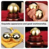 Сумки для хранения 2 шт. Excrecise Trabout Ball Relaxation Balls Rolling Brass Decorative Palm Massage Portable Hand Удобные гандболы