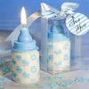 Whole - Arabic wedding favors Pink Baby Bottle Candle Favor with Baby-Themed Design 20PCS LOT for baby shower and baby gift We3099