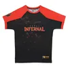 Mäns T-shirts Seoul Infernal Black 2023 E-Sports Team Kort ärm T-shirt. Anpassa namn