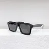 1213 Zwart/Grijs Rechthoekige Zonnebril voor Mannen Sunnies Gafas de sol Designer Zonnebril Occhiali da sole UV400 Bescherming Brillen