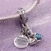 2020 S925 Sterling Silver Mulan Enamel & CZ Dangle Charm Bead Fits European Pandora Jewelry Bracelets Necklaces & Pendants253Q