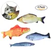 Cataire Jouets Simulation En Peluche Poisson Forme Poupée Interactive Animaux Oreiller Mâcher Morsure Fournitures pour Chat Kitty Chaton Poisson Flop Chat Jouet274I