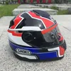 Motosiklet Kaskları Dot Onaylı Tam Yüz Kask Çift Visor Güçlü Direnç Koruyucu Baş Yarışı Erkek ve Kadın