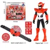 Brinquedos de transformação Robôs MiniForce X Weapon Mini Force Agent Transformation Action Figures With Sound and Light Watch Deformation Robots Kids Toys Gifts 230721