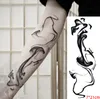 Adesivo de tatuagem temporário à prova d'água água e tinta chinês preto design falso tatto flash tatuagem braço mão arte corporal para mulheres homens