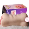 Doll Toys Sex Massager Masturbator för män Kvinnor Vaginal Automatisk sugande grossist TPE Vagina Male Masturbation Pussy Toy Half Body Sexig kärlek