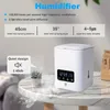 1pc 7 In 1 Air Purifier Aroma Humidifier With BT Speaker, Smart Flower Pot, Table Lamp, Alarm Clock, Thermometer And Clock, Multifunctional Humidifier, Household Ornament