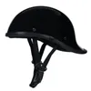 Мотоциклетные шлемы летняя крышка винтажный шлем унисекс наполовину лицо прохладное легкое каски пара
