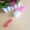 Brosse de nettoyage de bouteille de lait de bébé de qualité alimentaire en gros avec des couleurs de mélange de crochet