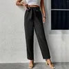 Women's Pants Pantalones Wide Leg For Women Summer 2023 Pouch Style Casual Lace Up Sweatpants Woman Trousers Pantalons