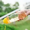 Water Bottles 650ml Plastic Bottle Portable Sport Cup With Rope Anti-drop Outdoor Container Cute Student Couple Mug Gift