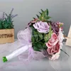 Flores decorativas buquê de casamento dama de honra para festa de noivado Dropship