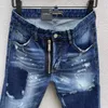 DSQ Phantom Turtle Jeans Men Jeans Mens Mens Designer Jeans Geanny الممزق بارد Guy Guy Coreal Hole Denim Fatch Fit Jean Man Washed Pant 60834