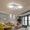 Tavan Işıkları 2023 LED LITMBABLE LAMP MODERN MODA Creative Gri Square/ Dikdörtgen Oturma Odası Yatak Odası Restoranı