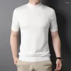 Men's Sweaters Brand Spring Summer Fashion Men Casual Solid Color Wool Clothing Male Arrivals Knitwear Short Sleeve
