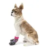 4PCS Ustaw na zewnątrz Wodoodporny bez poślizgu przeciw bojownicy botki dla psów kota butów butów łapy dla małego dużego psa263J