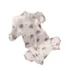 Hond Kleding Gebreide Overalls Voor Kleine Middelgrote Honden Vrouwelijke Pyjama Leuke Gedrukt Puppy Zweet Shirt Haarloze Kat Romper Teckel onesie
