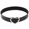 Gargantilla Punk Harajuku Collar corazón PU cuero Goth hecho a mano cuello joyería al por mayor