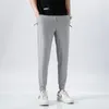 Pantalones de hombre Ice Silk Sports Long Loose All-match Trend Ultra-thin Elastic Drape Leggings Casual