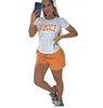 Designer feminino tracksuits esportes conjunto 2 peças g carta padrão de luxo dois peice conjuntos de correspondência sexy jogger shorts