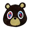Rock Brown Bear Rug Plush mattor golvmatta djur filt hem dekorationer238k