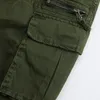 Pantaloncini da uomo Mezzi pantaloni da uomo di marca Tasche taglie forti Tinta unita Lavoro Army Camouflage Traspirante Cargo