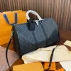 New designer bags outdoor travel bag luxury ladies men Top shoulder handbag leather large capacity size 45cm 55cm with lock wallet presbyopic plaid