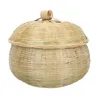 Dinnerware Sets Storage Bowl Bamboo-woven Basket Egg Organizing Weaving Multi-function Household