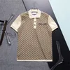 Polos pour hommes Lettre classique imprimée Polos à revers Chemise Designers T-shirts de mode