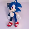 Оптовая милая двухцветная сплайсинга Sonic Plush Toys Children's Playmate Playmate Holiday Decor Room