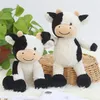 Pillow 9 Inch Lovely Milk Cow Plush Toys Stuffed Animal Dolls High Quality Soft Cattle For Children Kids Birthday Gift U3299Y