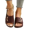 Slippers 2023 Trend Women Flats Sandals Summer Summer Nasual Shoes Designer Flip Flops Walking Ladies Slides