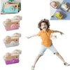 Telecamere giocattolo Mini Cute Wood Camera Toys Giocattoli naturali sicuri per i bambini piccoli Giocattoli educativi di moda Regali di Natale di compleanno 230721