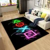 Mattor Cartoon Gamer Game Controller Area Mattor stora mattor för levande sovrum soffa Dörrat Decoration Kids Play Nonslip Floor Mat 230721