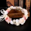 Hay Hay Wreath Bridal Bridal Gown Colored Flowers Headwear Hair Band240C