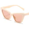 Candy Color Sunglasses Unisex Cat Eye Sun Glasses Anti-UV Spectacles Oversize Frame Eyeglasses Gradient Ornamental