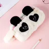 Duffel Bags Desktop Pencil Storage Bag Kawaii Pouch Plush Large Capacity Stationery Cosmetic Cartoon Pen Box