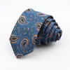 Bow Ties Man's 6 cm swobodny krawat kwiatowy moda czerwony niebieski zielony kwiat nadruk biznesowy